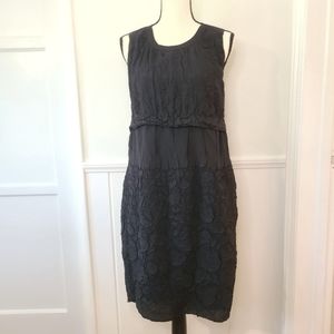 NWT Veeca Dress Black Small Sleeveless Tank Top Pattern